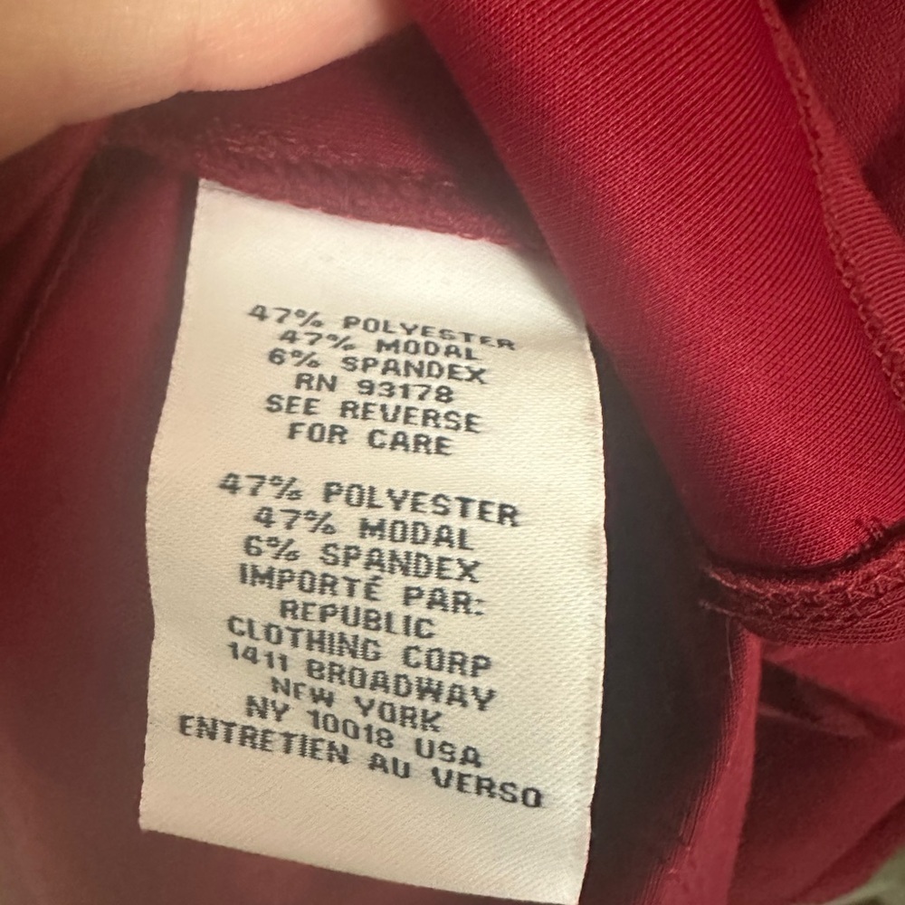 Women’s Dark Burgundy Hoodie Sweatshirt - Picture 3 of 3